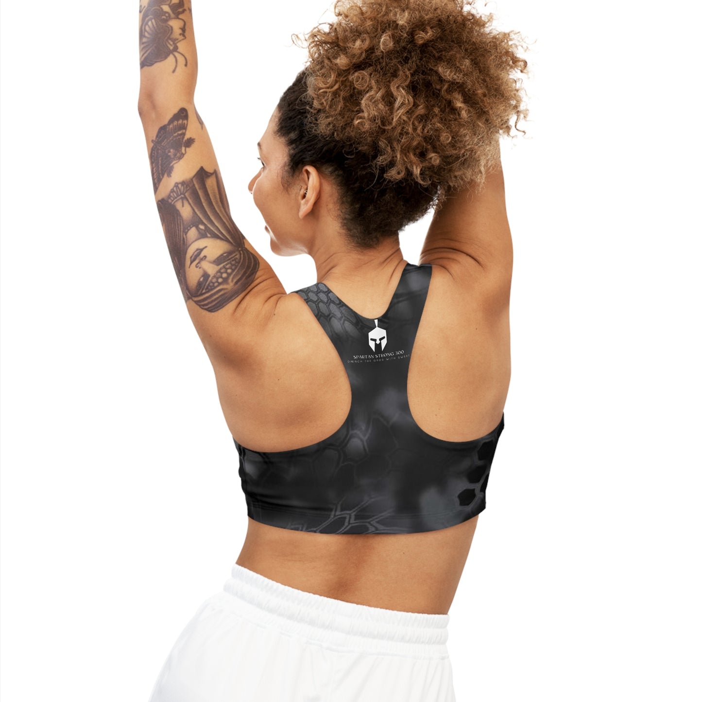 Mandrake Black Spartan Seamless Sports Bra