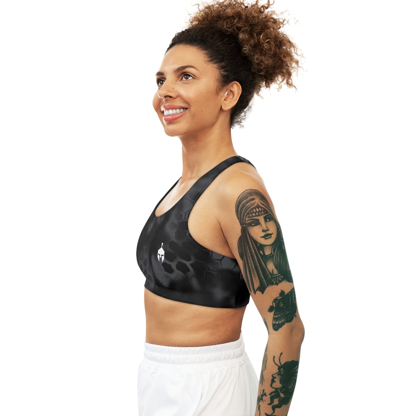 Mandrake Black Spartan Seamless Sports Bra