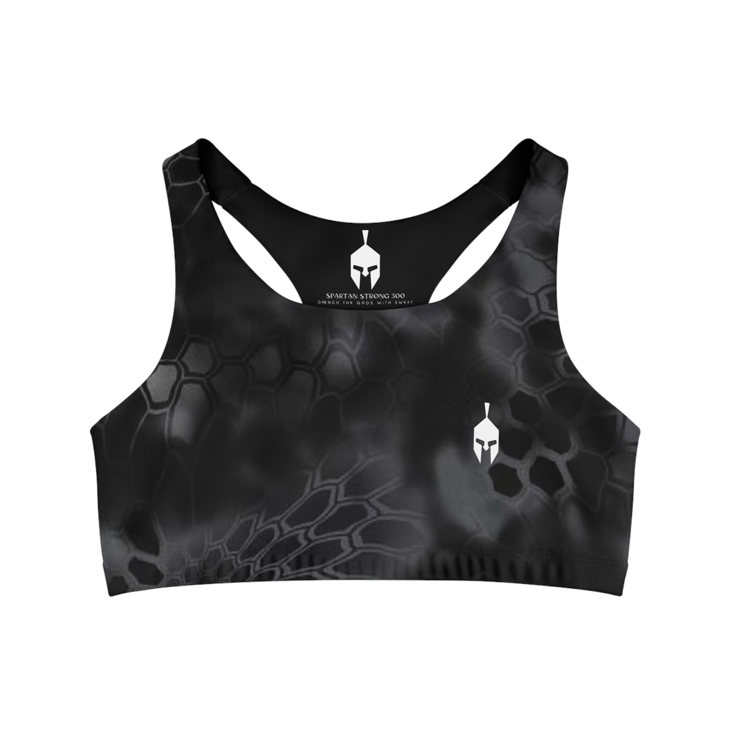 Mandrake Black Spartan Seamless Sports Bra