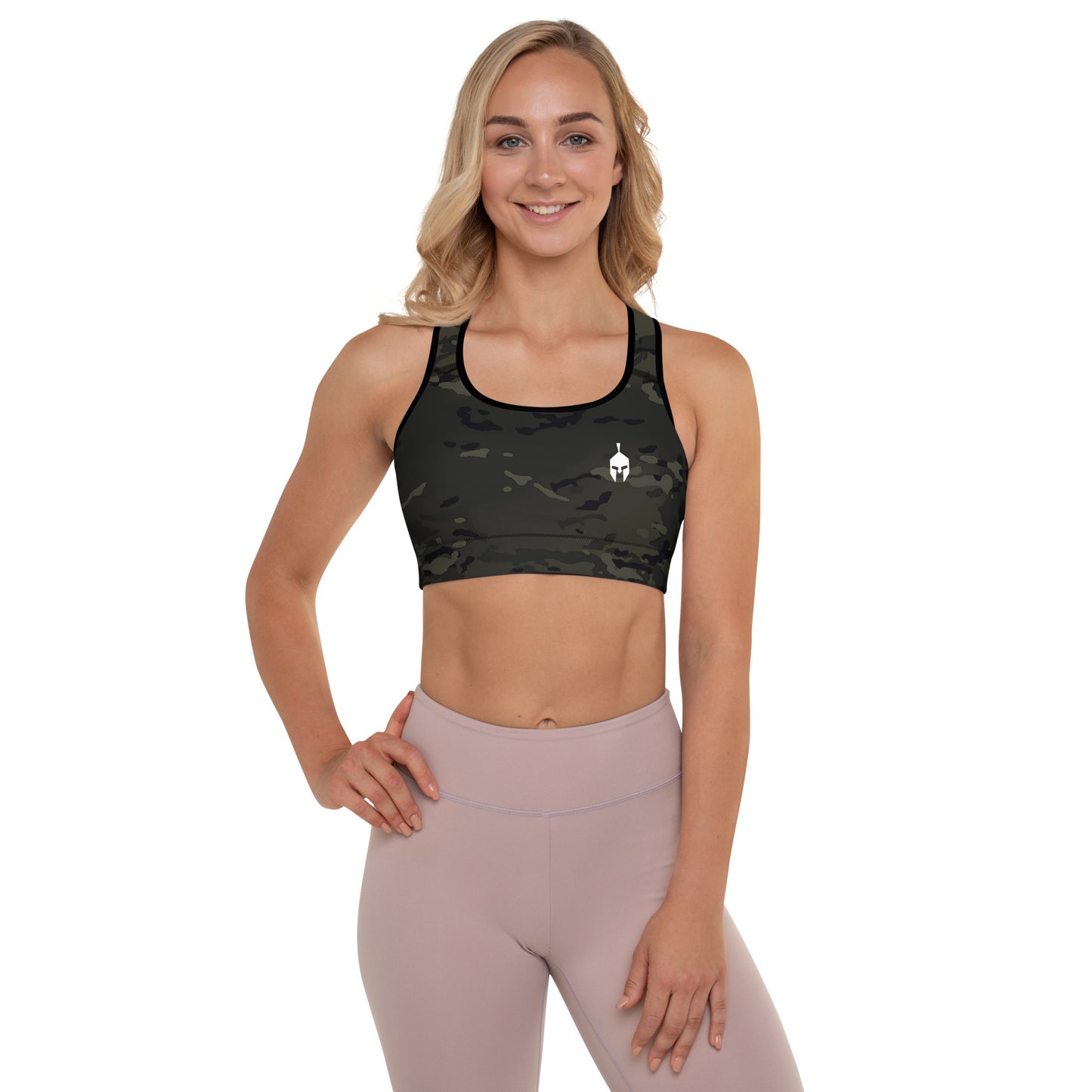 Multicam Black Padded Sports Bra